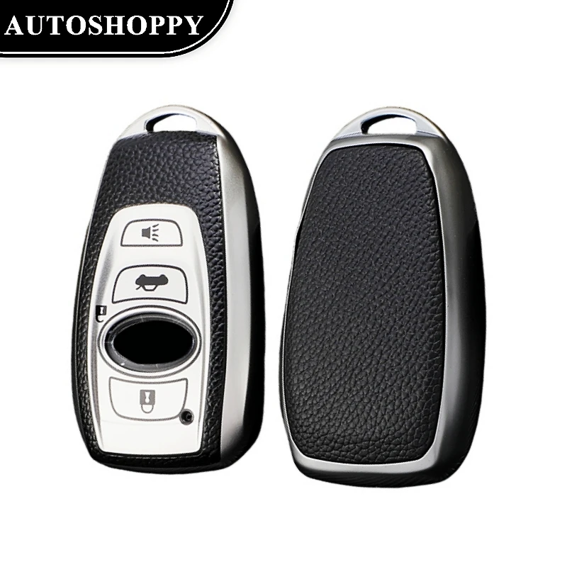 

2/3 Buttons Leather TPU Car Remote Key Case Cover For Subaru BRZ XV Forester Legacy Outback Protect Shell Holder Accessory