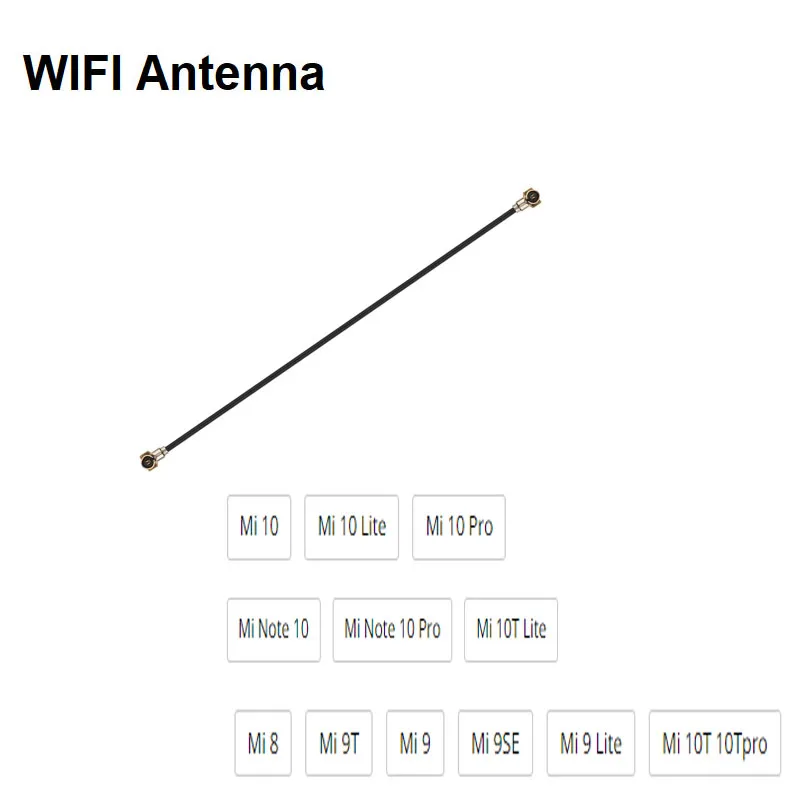 Wi-Fi For Xiaomi MI 8 9 9T SE Note 10 10T LITE PRO Signal Wifi Aerial Ribbon Antenna Flex Cable Wire Repair Parts