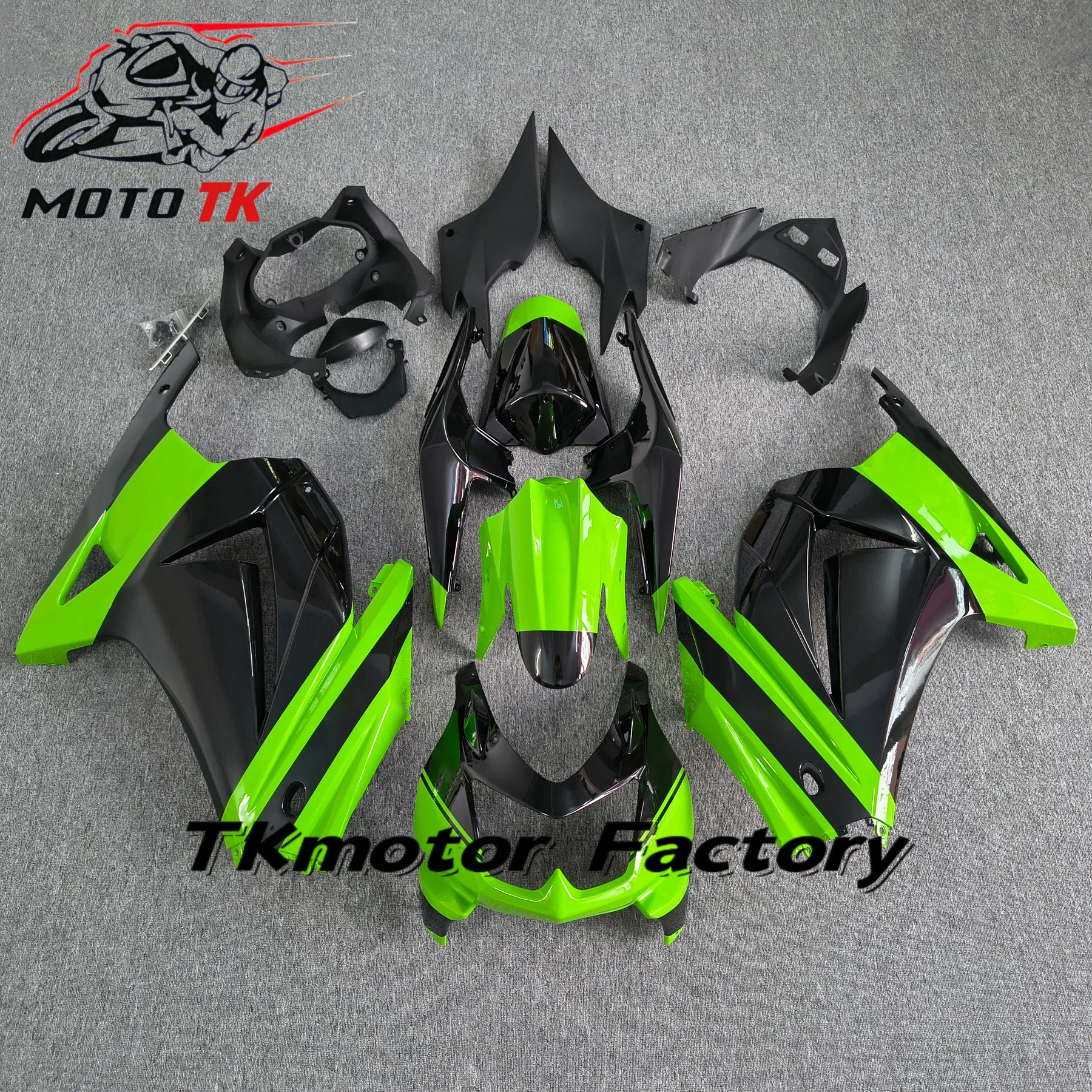 Bodywork Injection Accessories Plastic parts Motorcycle For Ninja250 2008 2009 2010 2012 Fit For NINJA 250 Unpainted Fairing