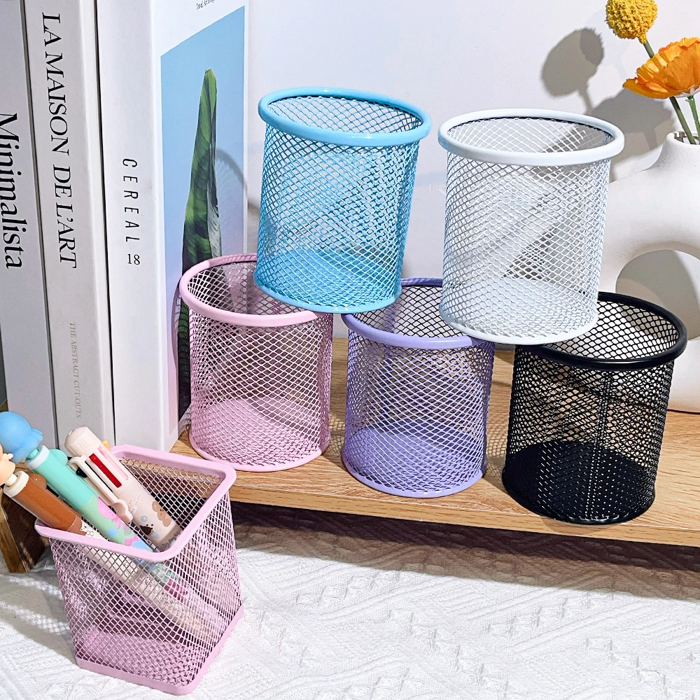 1 حامل أقلام تخزين بلون الحلوى، ديكور رائع وبسيط وعملي للمكتب والدراسة، كهدية للعطلات. #2