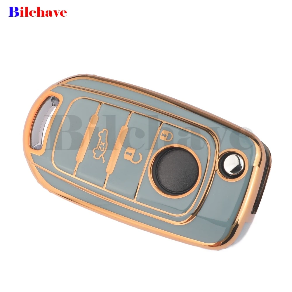 

Jingyuqin 3 кнопки новый чехол для дистанционного ключа из ТПУ для FIAT Tipo 500 Toro Cronos Egea 500X Strada Accessorie