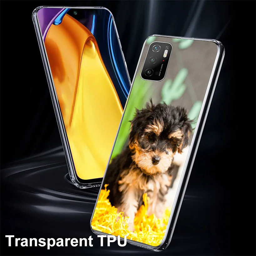 Yorkshire Terrier Dog Puppy Phnoe Case for Xiaomi Poco X5 Pro X4 Gt X3 Nfc M5S M4 M3 M2 F3 F2 F1 Mi Note 10 Lite A2 A3 Unique Co