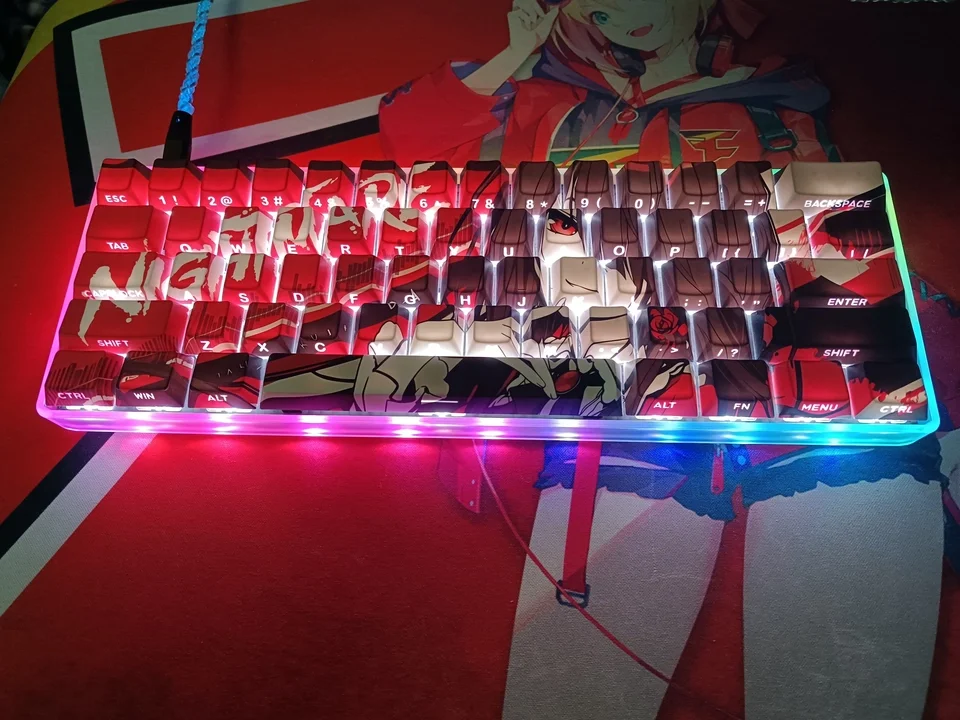 GH60PCB Shell Holy60 Wooting 60 Gh60 61 Key 63 Key 64 Key Keyboard case for Gamers Design Hands on Set