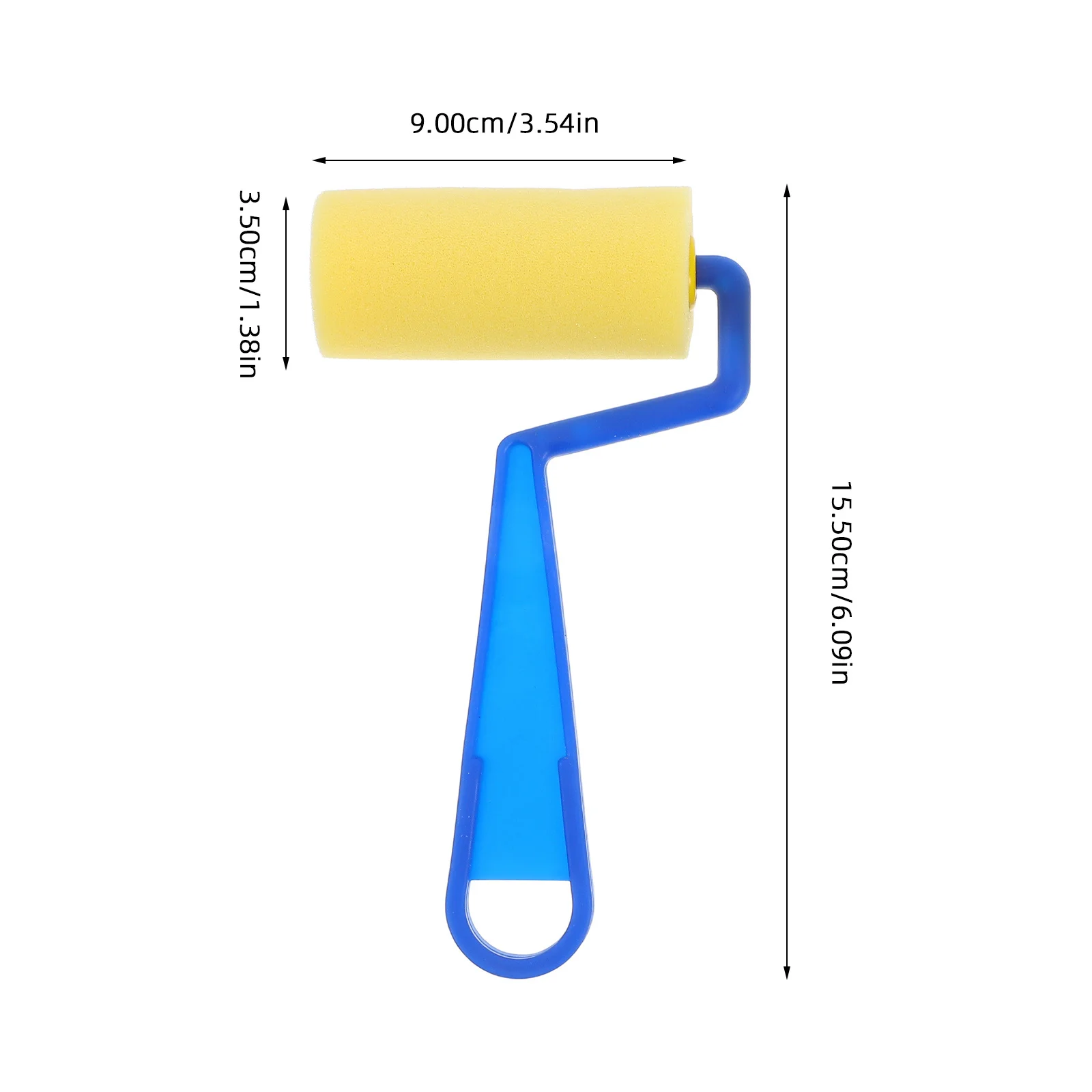 Детский набор губчатых кистей для рисования, желтый прочный художественный инструмент для рукоделия для детей, обучающие принадлежности для рисования своими руками