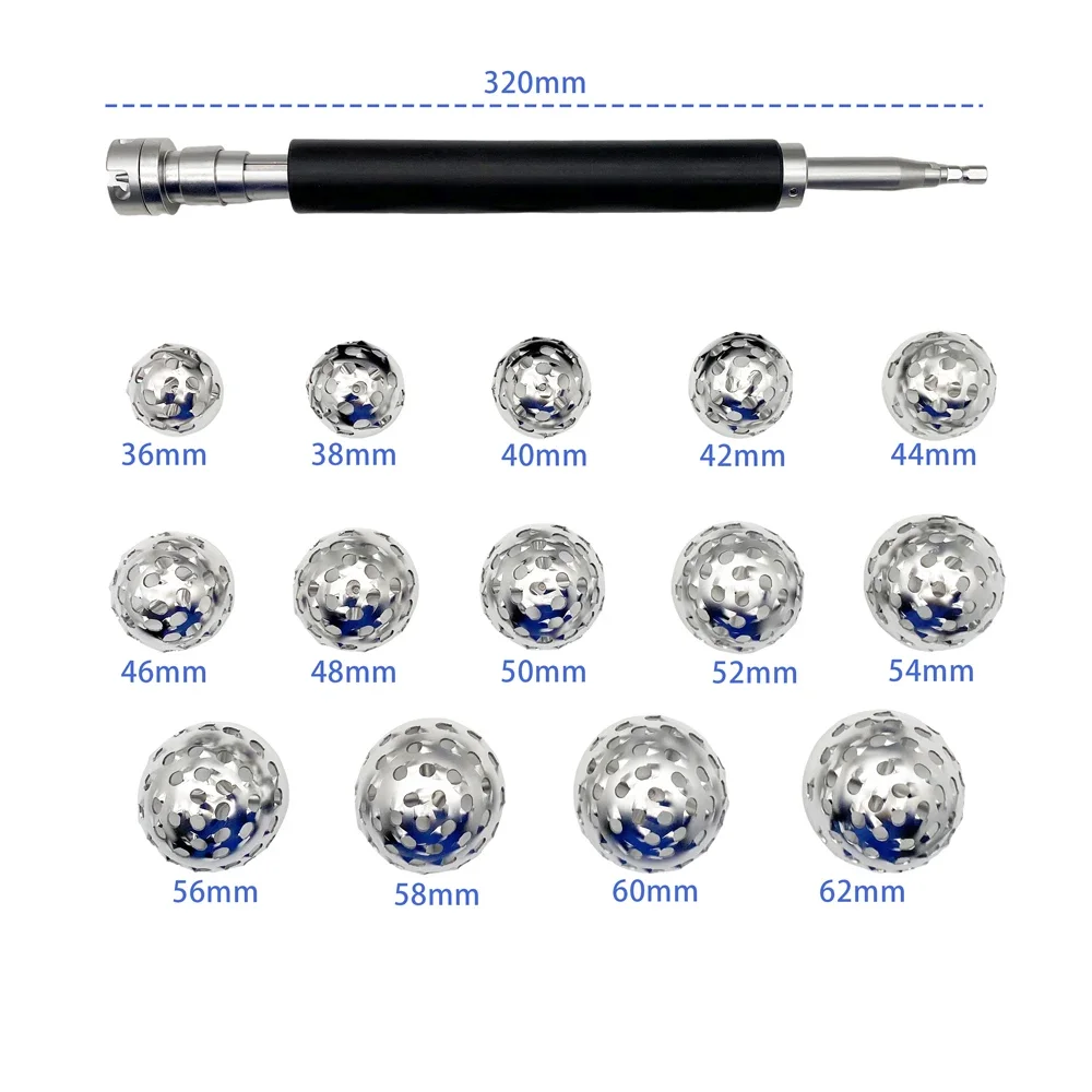 Pet Orthopedic Surgical Tool Set - Veterinary Acetabular Reamer Instruments