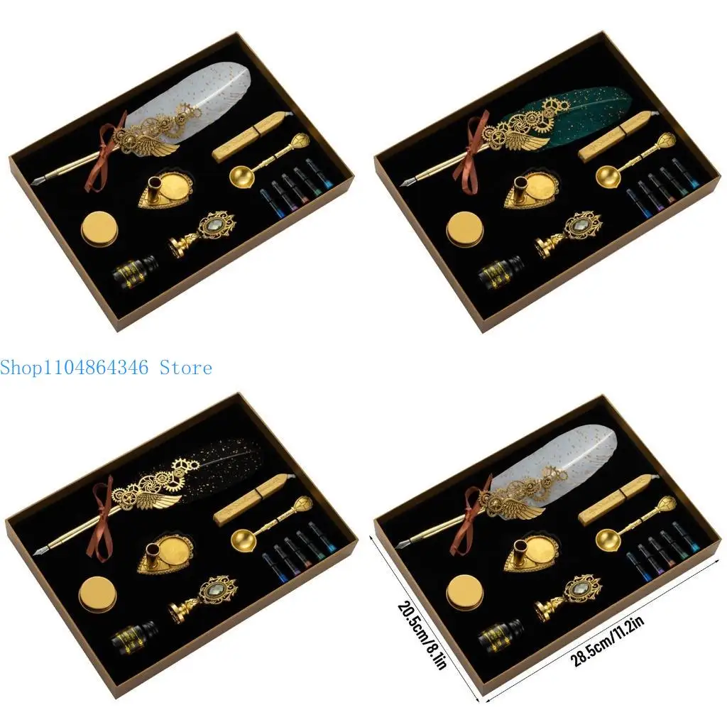 

5ASD изысканный набор для паутины набор восковой палки для свадебных приглашений.