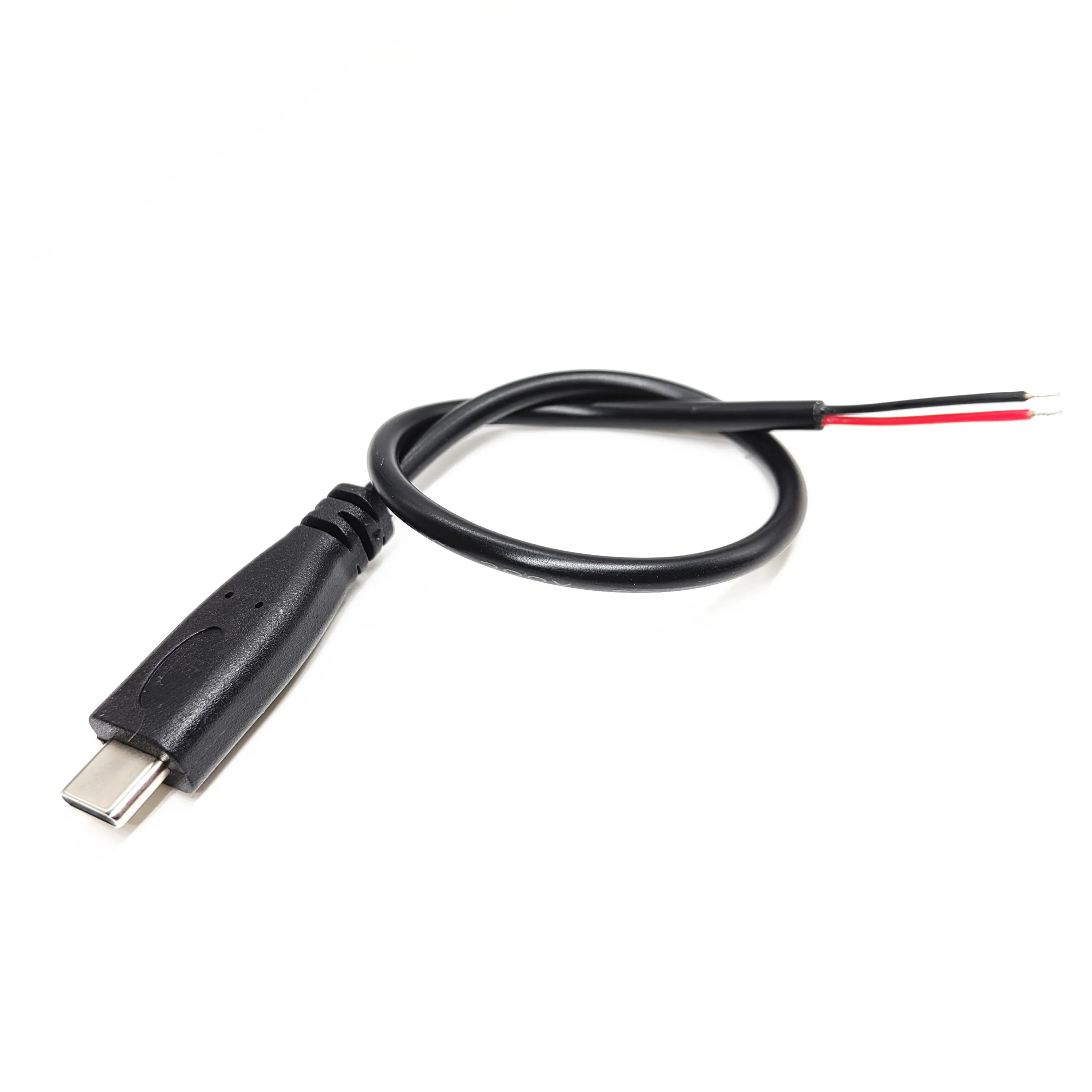 USB typu C męski wtyk żeński zasilacz ładowarka złącze 2 pin 4 pin USB-C DIY naprawa kabla typ spawania drut 0.3M 1M 2M — zdjęcie produktu 2