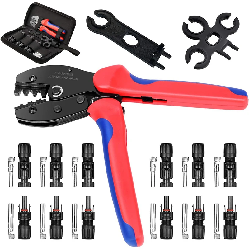 Solar Crimping Tool Cable Connector Multitool Pliers Crimper Pliers Solar Connectors Cable Pliers Electrician Terminal Hand Tool