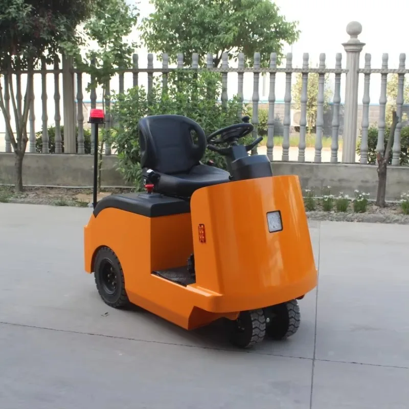 Electric Three Wheeled Vehicle Towing Cart Trailer Electric Tractor 2-ton Car Mounted Station Driving