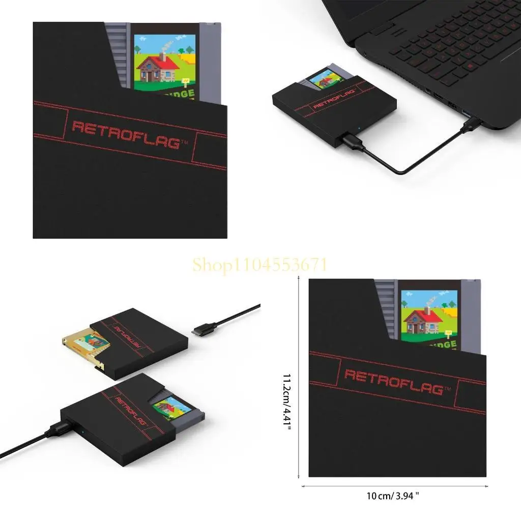 Best Seller NES Cartridge HDD Enclosure for NESPi 4/ Laptop Android Player Compatible OS for
