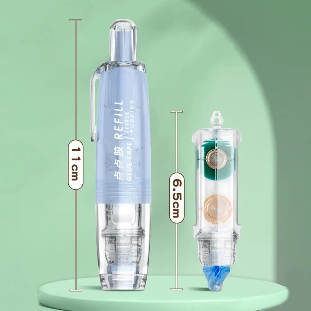 ลูกกลิ้งเทปกาวแบบยืดหดได้ลูกกลิ้งเทปสองชั้นสำหรับเครื่องจ่ายกาวสมุดติดรูปสำหรับโครงการถ่ายภาพในบ้านและโรงเรียน