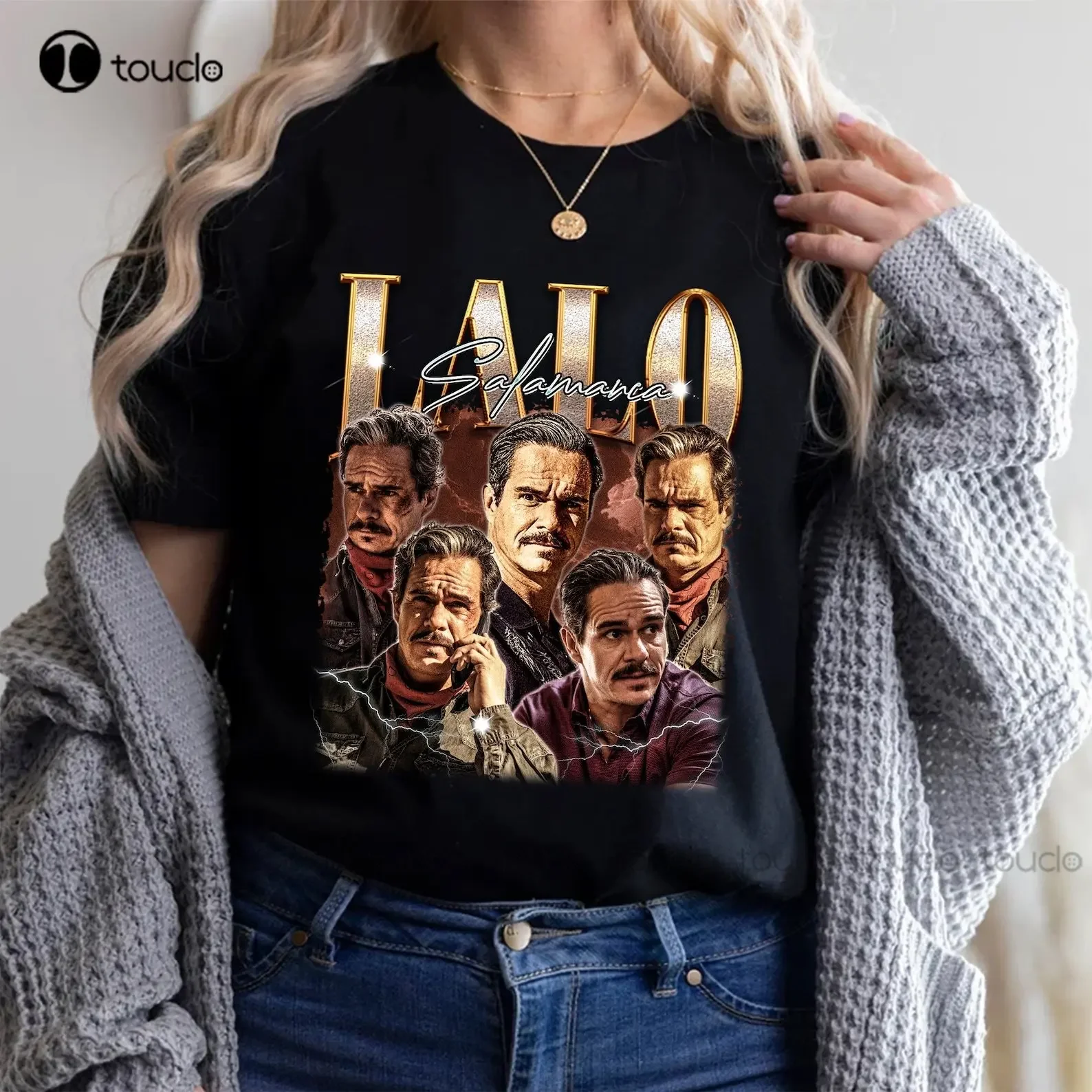 Lalo Salamanca Vintage Unisex T-Shirt Vintage Lalo Salamanca T-Shirt Breaking Bad Gift Mens T-Shirts Custom Gift Xs-5Xl Cotton