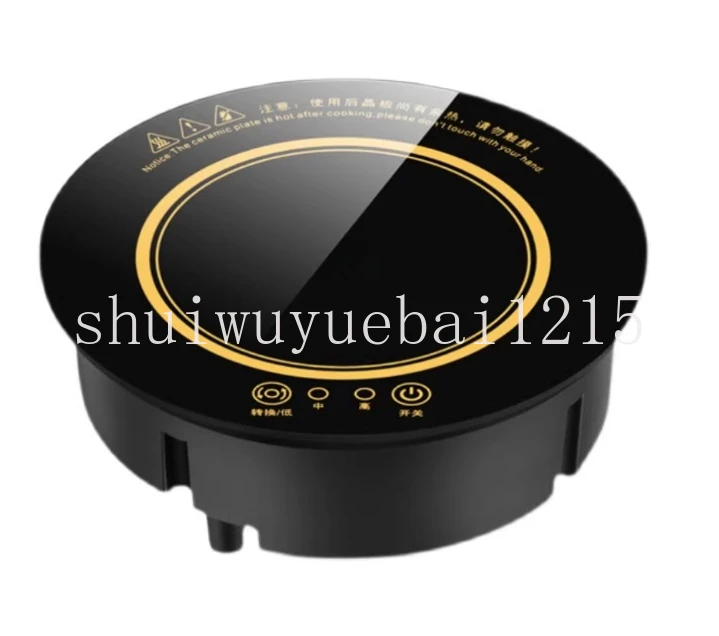 

Аксессуары для модификации автодомов: компактная индукционная плита для кухни, 800 Вт, круглая, для установки в автомобиль.