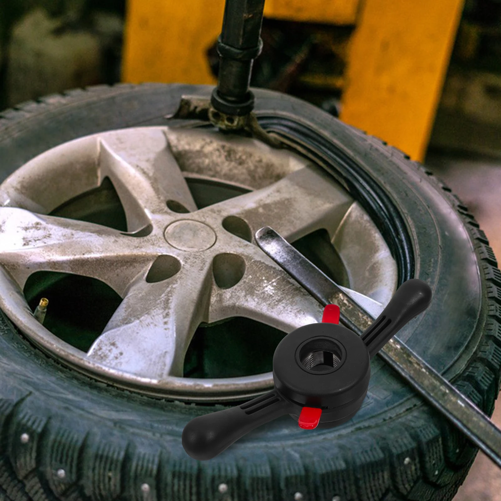 

Quick Release Wheel Balancer Lightweight Balancing Change Precision Balancing Durable Nylon Construction Vehicle Tire Repair