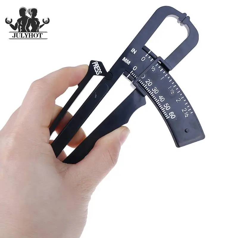 Fitness Body Fat Caliper Measure Tape Tester For Lose Weight Body Building Measurement Chart Caliper Tester Tape