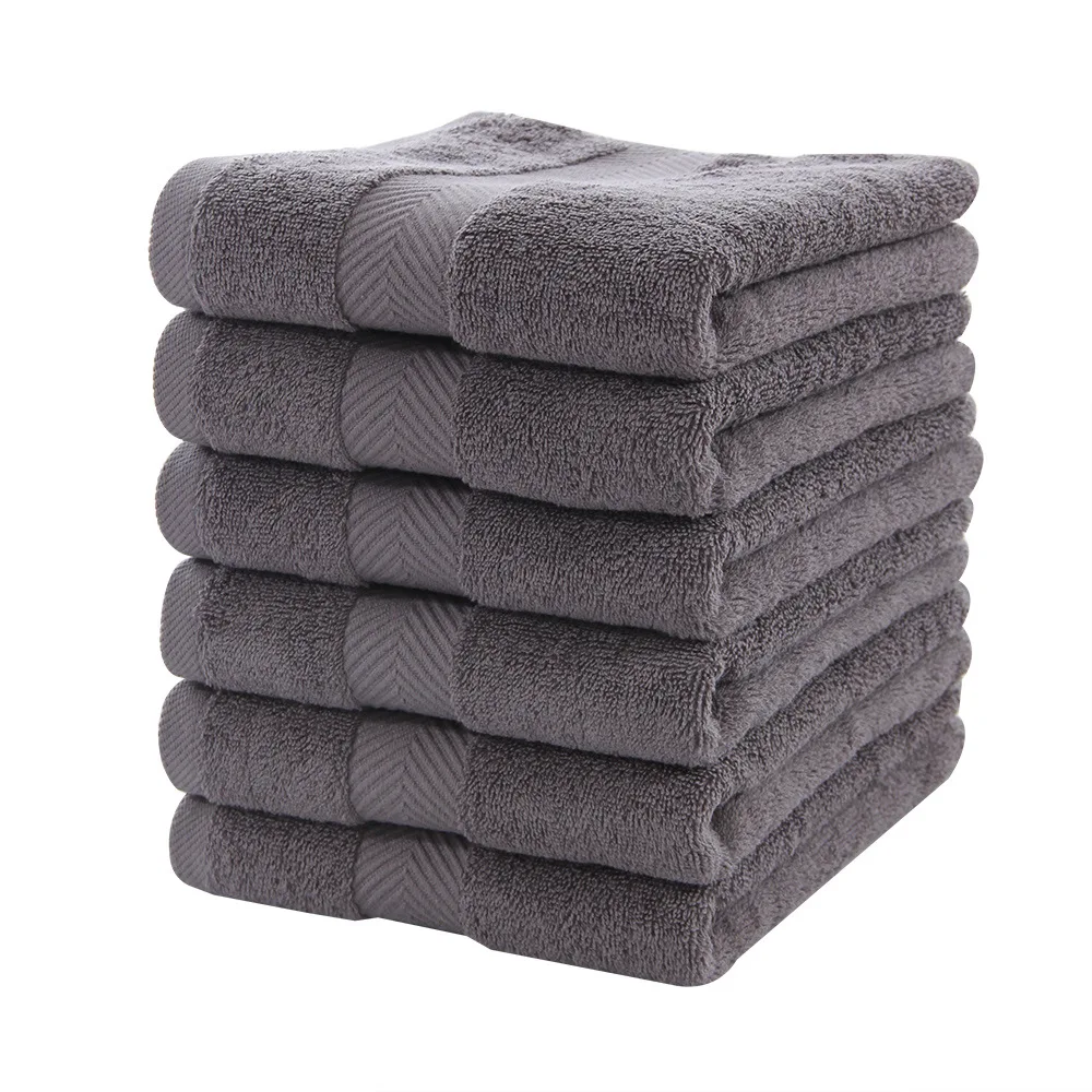 

Luxury 100% Cotton Bath Towels Grey Hotel Bath Towel Sets Soft Hand Towel