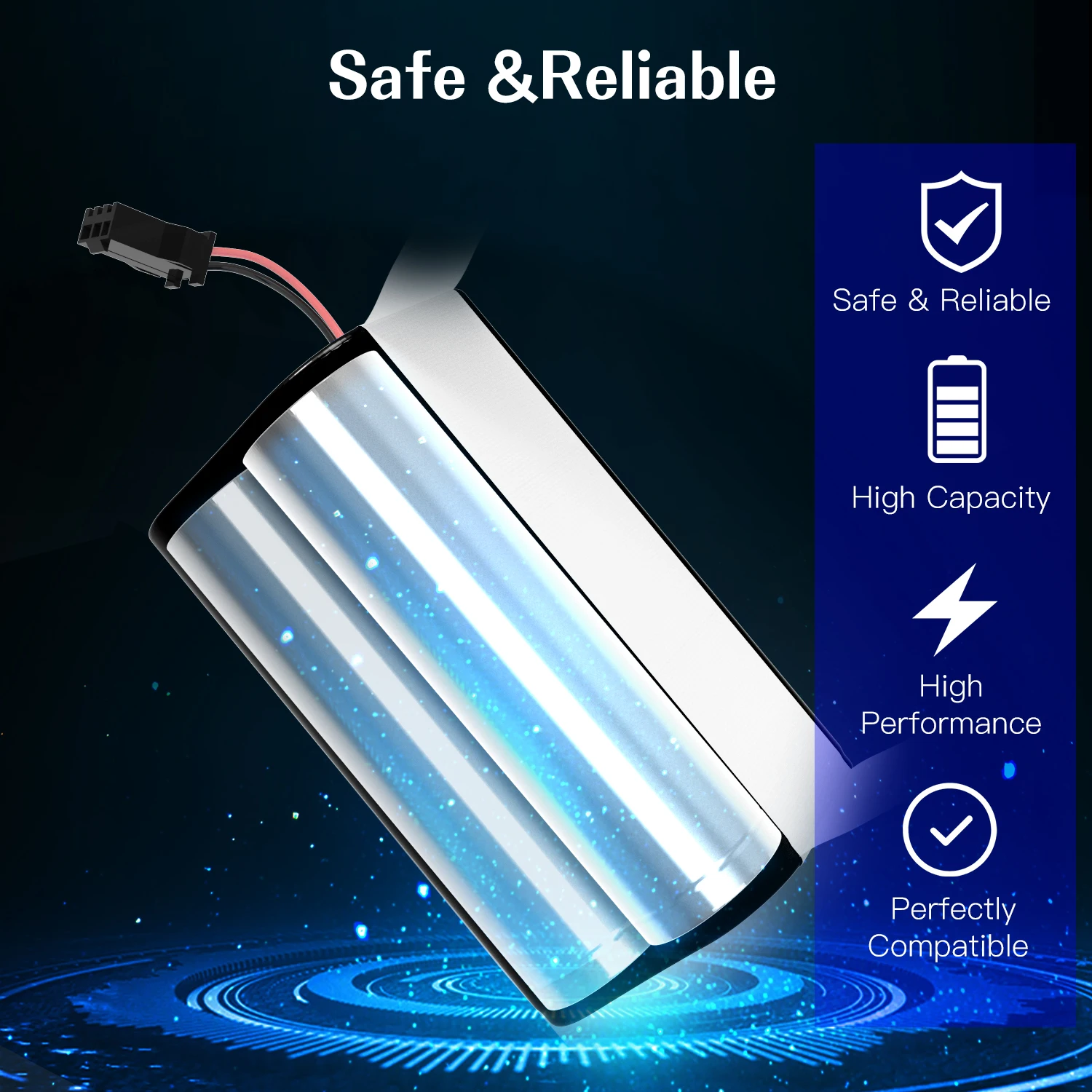 Melasta 14,4 V 2600mAh литий-ионный аккумулятор для Conga Excellence 990 1090 Ecovacs Deebot N79/N79S/DN622 Eufy Robovac 11/11S/12/15C/35C