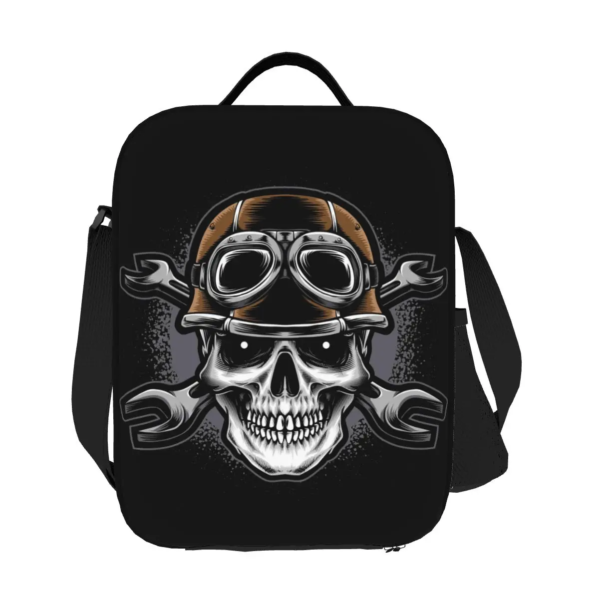 Scuba Skull Dive Diver Resuable Lunch Boxes for Women Leakproof Thermal Cooler Food Insulated Lunch Bag School Children Student