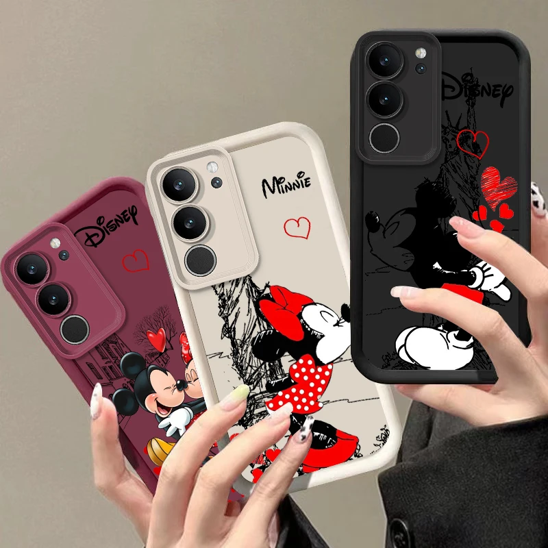 Cartoon Disney Mickey Minnie Voor Samsung Galaxy A14 A15 A13 A12 A31 A73 A81 A71 A51 Core Lite Eye Ladder Telefoonhoesje