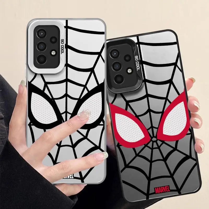 Marvel Sipider Man Phone Case for Samsung Galaxy A12 A22 A32 A34 A13 A14 A35 5G A33 A23 A24 4G Hard PC Cover