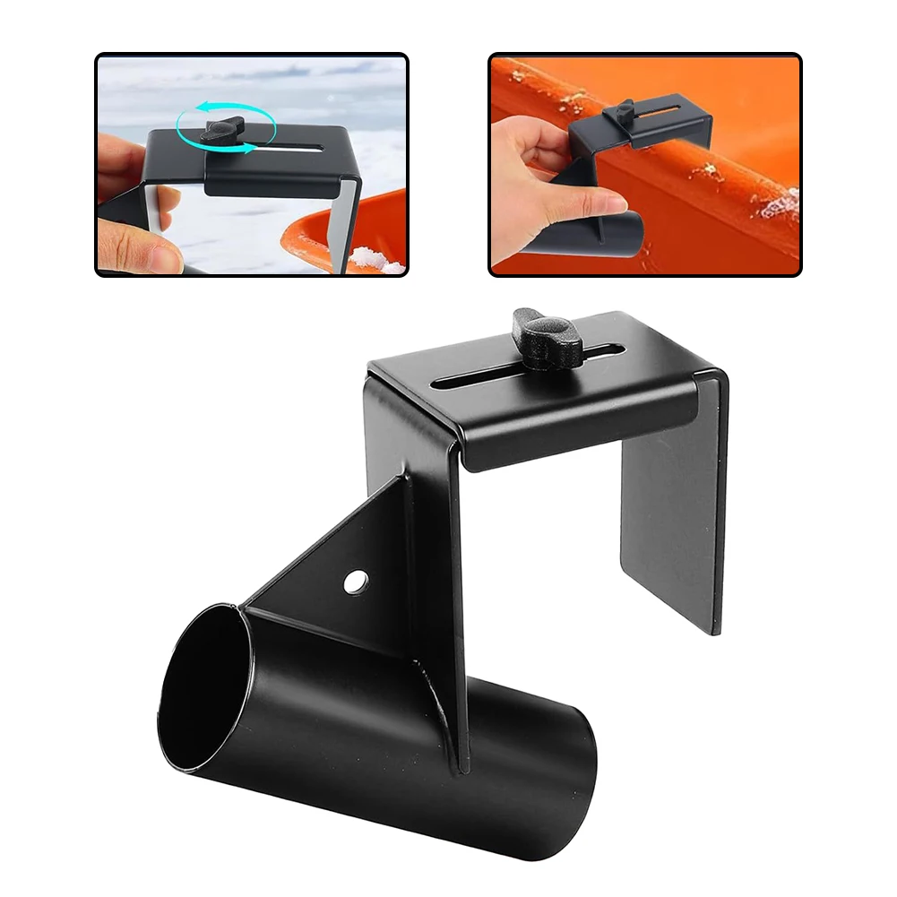 

Metal Hands-Free Ice Fishing Sled Mounting Bracket Adjustable Portable Fishiong Rod Holder For Ice Fishing Sleds Marine Hardware