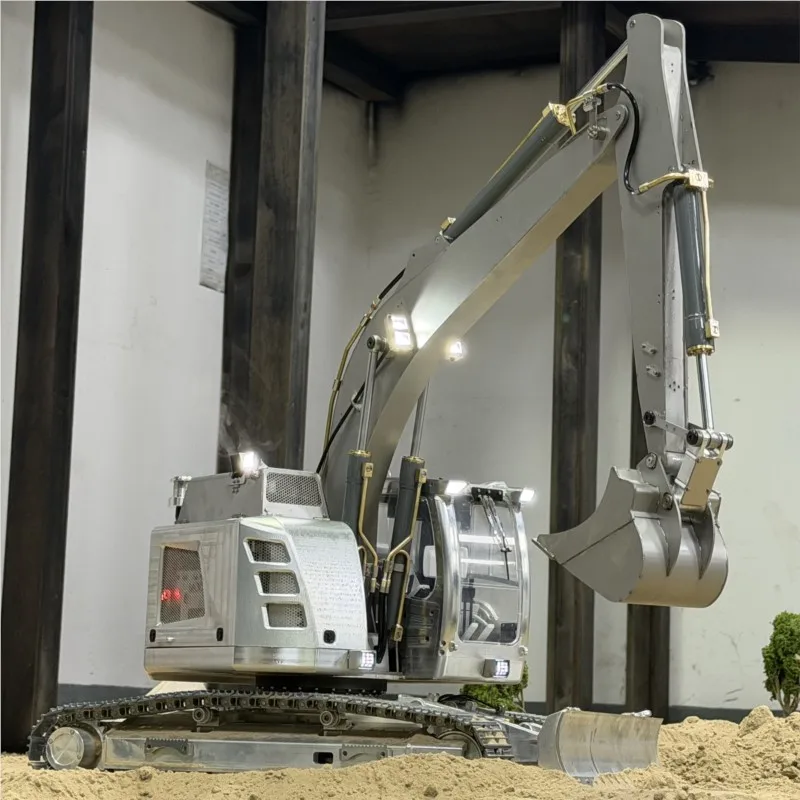 RC-Hydraulikbagger 926 RTR 1/14 Metallfernbedienungsbagger mit 4-Wege-Umkehrventil Sound Light System Modell für Erwachsene