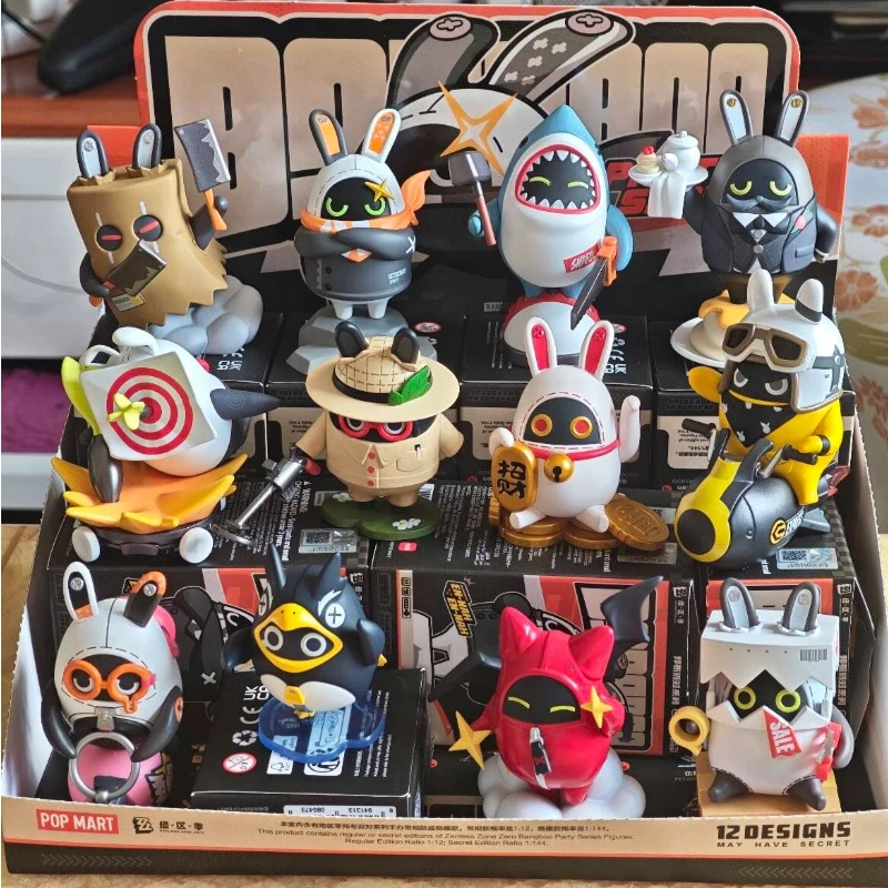 

Genuine New Pop Mart Zenless Zone Zero Bangboo Party Series Blind Box Collect Toy Anime Character Desktop Decoration Mystery Box