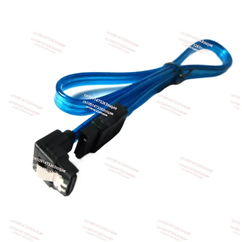 High-speed data cable, one bend all the way, with shrapnel 60CM blue