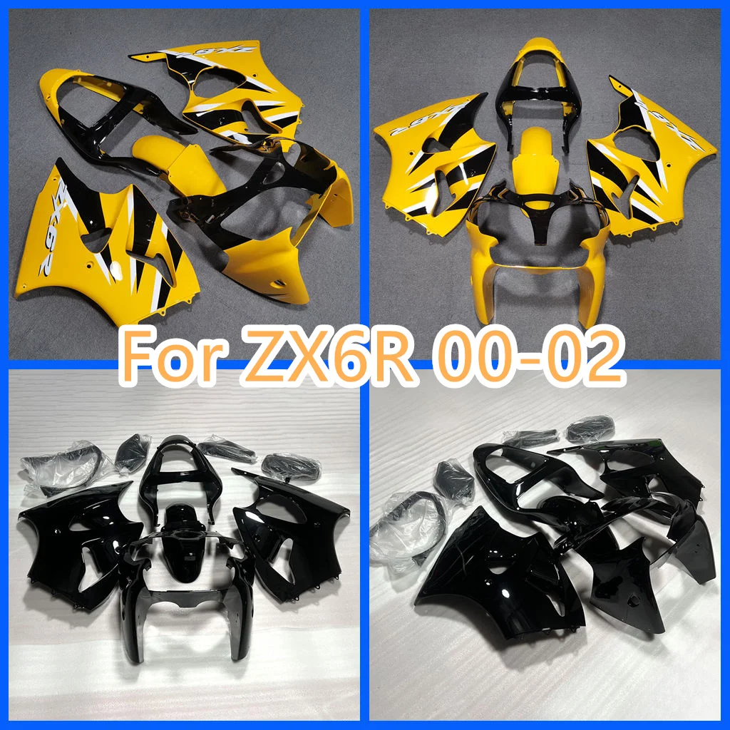 For KAWASAKI 2000 2001 2002 ZX6R 00-02 ZX-6R High Grade Motorcycle Fairing Kits ABS Road Racing Body Repair Aftermarket Parts