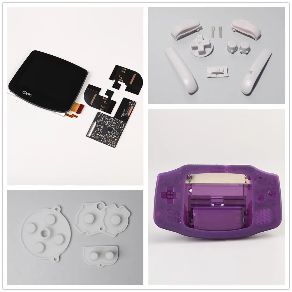 KIT de pantalla laminada para GBA ITA AGB TFT, retroiluminación, accesorios para juegos, GameBoy Advance Nintendo, nuevo