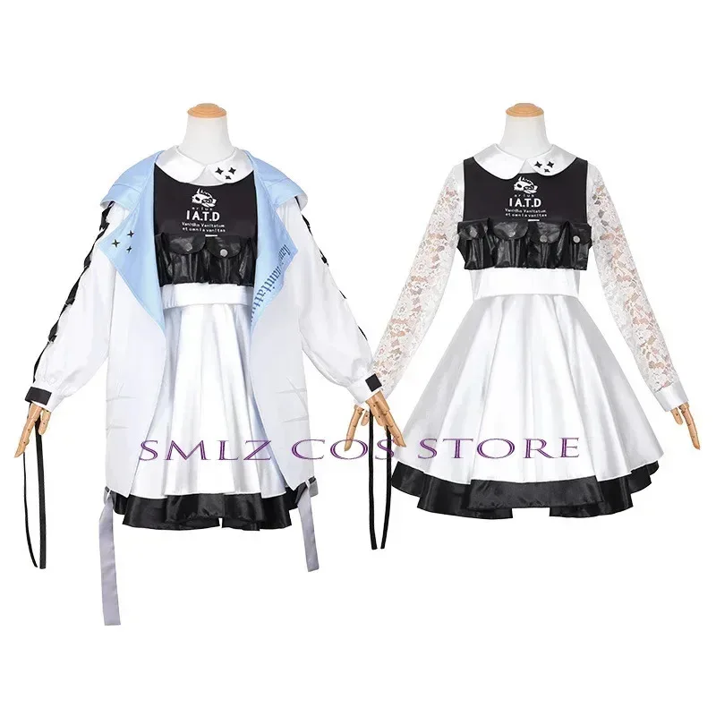 

ss23Cosplay Anime Blue Archive Costume Hakari Atsuko Cosplay Uniform Women Dress Coat Vest Wig Suit Party Role Play Outfit