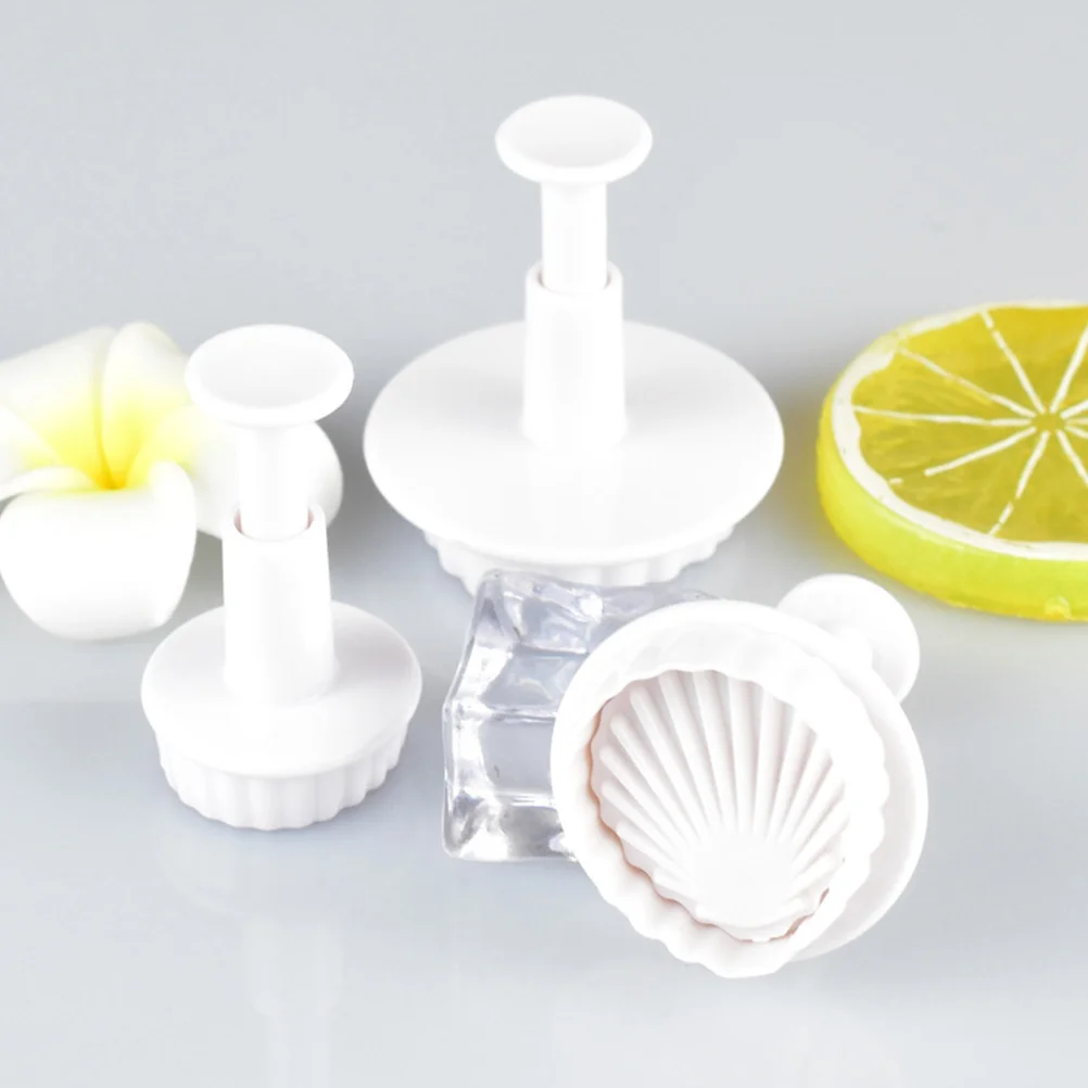 

9 шт. форма для выпечки маффин в форме ракушки плунжер резак пирог кондитерские помадка инструмент для торта