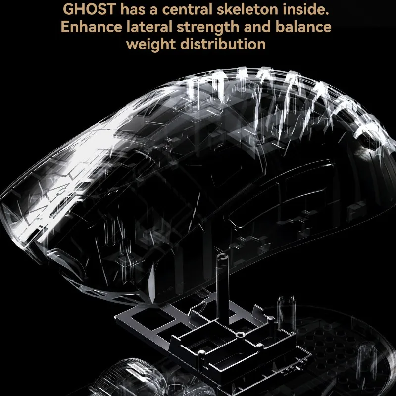 ATK GHOST Composite Carbon Fiber Wireless Gaming Mouse PAW3950 Ultra Sensor 48G Lightweight Esports Mouse 8K Competitive Gamer
