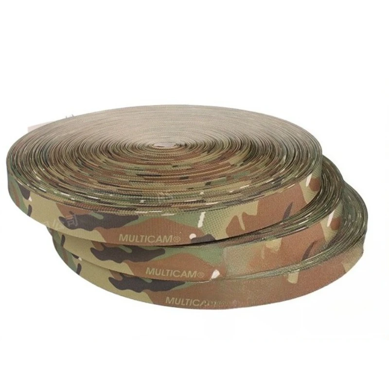 Binding Tape CP All Terrain MC Camo Polyester 20mm 22mm 25mm Webbing Strap for Tactical Backpack Bags Outdoor Use by the meter view 6