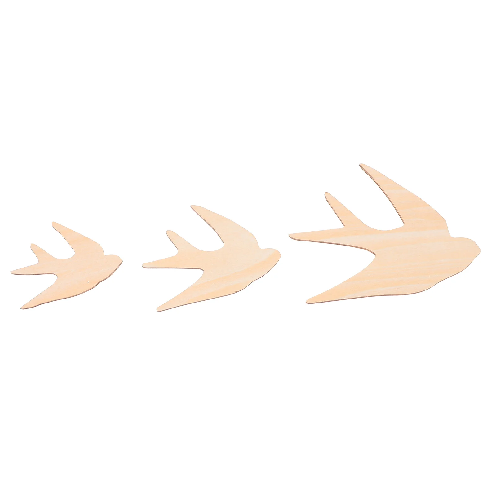 

3pcs Home Decor Wall Art Wooden Bird Wall Decor For Room Living Room Diy Craft Projects Unfinished Hanging Ornaments