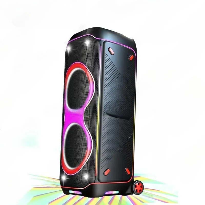 Dual 12 Inch Media 100 Watt High Power Party Speaker HS-TD12C7