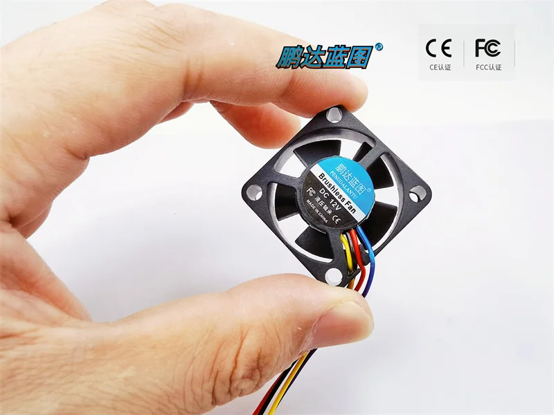 Pengda-microventilador de refrigeración, control de temperatura PWM silencioso, 3CM, hidráulico, 12V, 5V, 30x30x10MM, modelo blueprint 3010