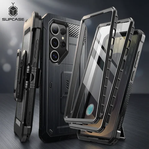 SUPCASE For Samsung Galaxy S25 Ultra Case 6.9 Inch UB Pro Military-Grade Protection Phone Case with Built-in Screen Protector