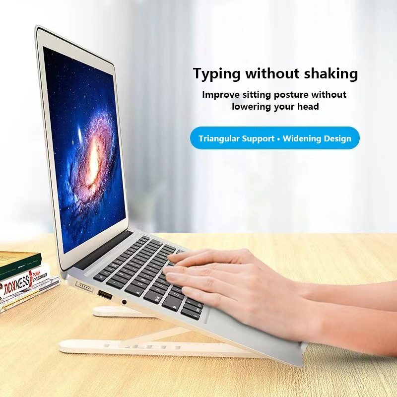 Tragbare Laptop Stand Tablet Halter Für Computer Faltbare Unterstützung Basis Cooling Pad Hebe Platte Notebook Ständer Halter