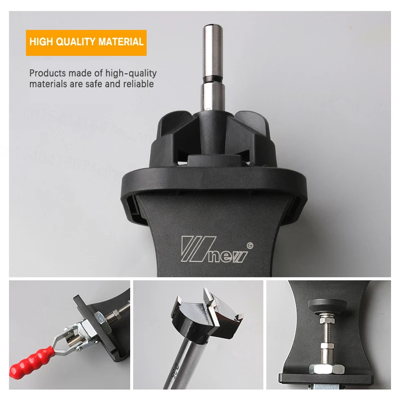One-body 35MM cerniera Jig foro di alesatura guida per trapano di precisione localizzatore di cerniere per armadietto strumento di apertura del foro di perforazione strumenti per la lavorazione del legno