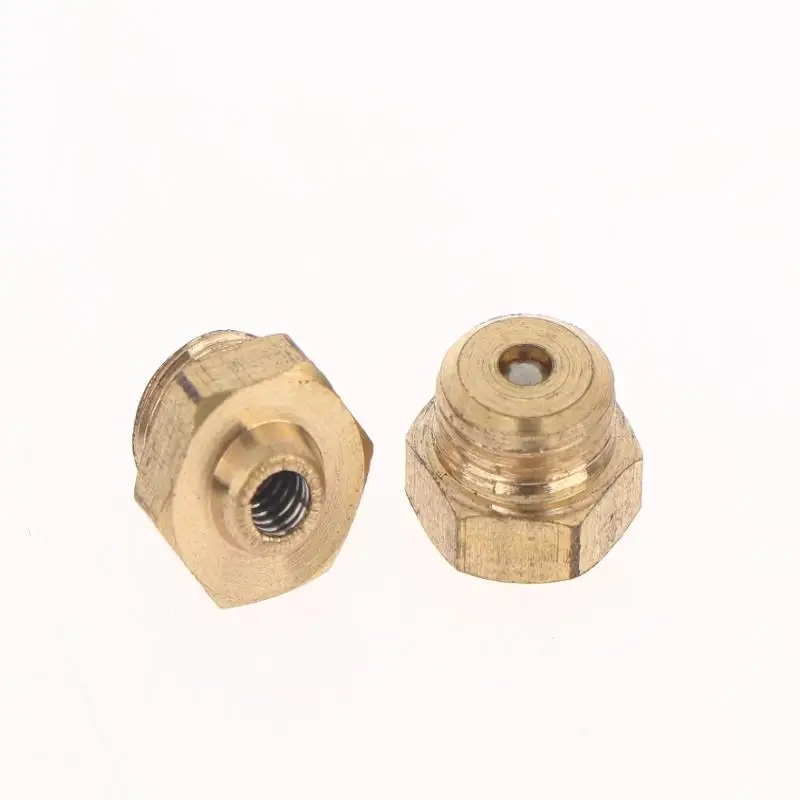 2pcs Brass Moka Pot Safety Valves High Temp Resistant Durable Replacement for Picnic Outdoor Coffee Brewing