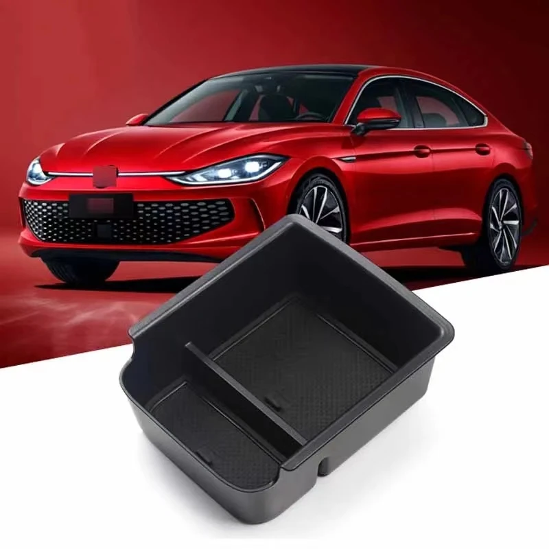 Car Armrest Box Storage Box Organizer Storage Box Central Storage Box For Volkswagen Lamando L 2022 Auto Accessories