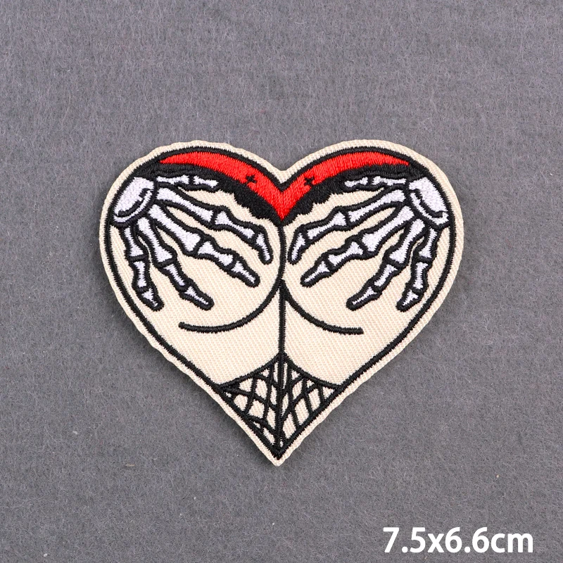 Warnhinweise: Aufnäher mit Stickerei für Jeans, Good Vibes Aufnäher zum Aufbügeln, thermoadhäsive Aufnäher für Kleidung, Applikationen, Stickereien, Logo