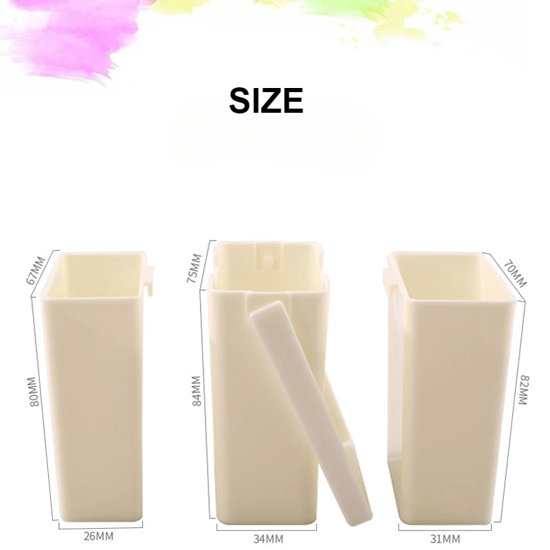 Small Size Three in One 3Pcs Brush Pen Cleaners Brush Washing Bucket Pen Holder Gouache Painting Sketch Watercolor Portable