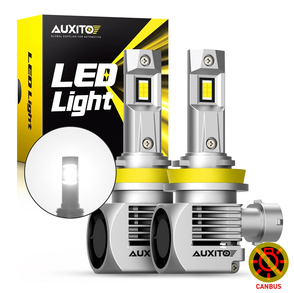 

AUXITO 2x 100W H11 H8 H4 H7 LED Canbus No Error Turbo Headlight Bulb 9005 HB3 9006 HB2 9012 HIR2 H13 9008 9007 HB5 LED Head Lamp