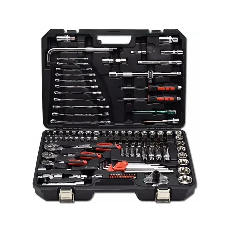 

KAFUWELL SS13125A 125 шт. набор головок 3/8 "-1/4"-1/2 "ключ с храповым механизмом, оборудование, ручные инструменты, набор головок привода, ремонт автомобиля