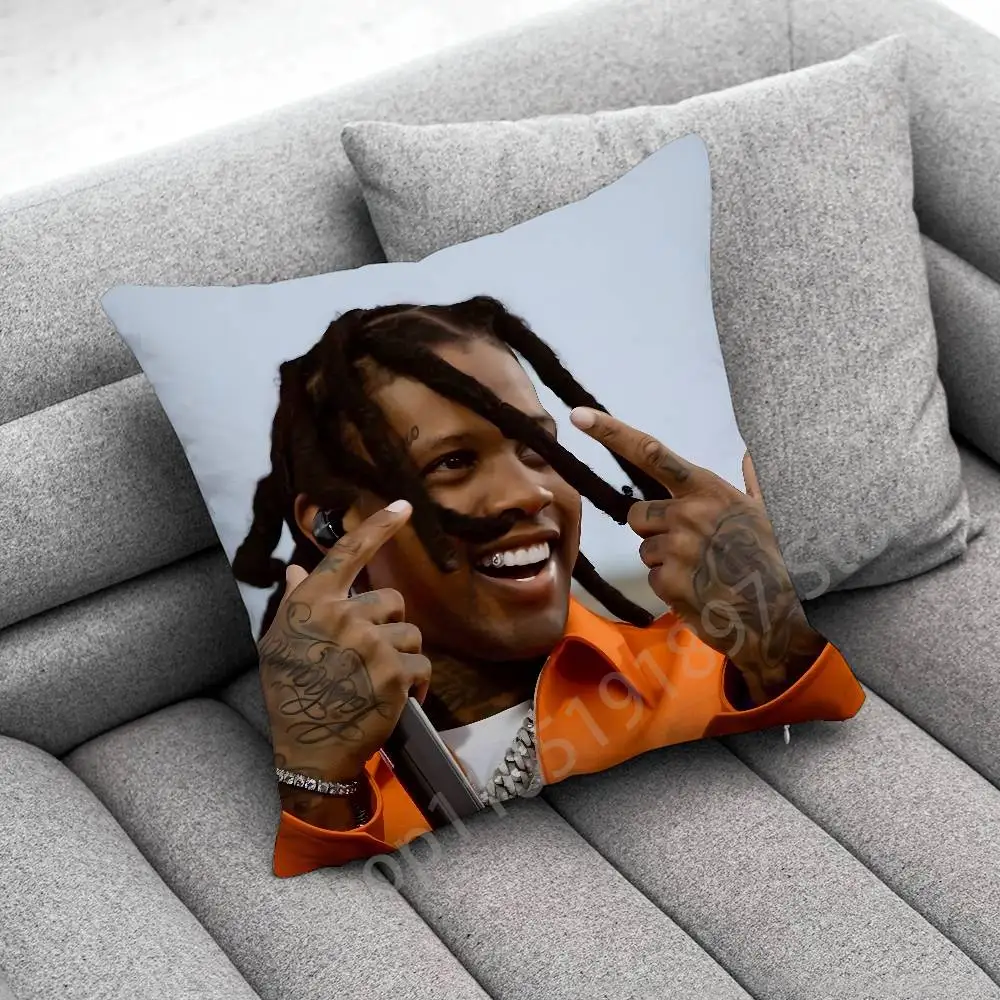 L-Lil Durk pensées profondes taie d'oreiller pour 50 cm 30 cm 55 cm 45*45 cm 40 cm taie d'oreiller de lit carrée