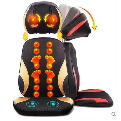 Cervical spine massager massage cushion body multi-purpose massage pillow chair cushion cushion for leaning on of household