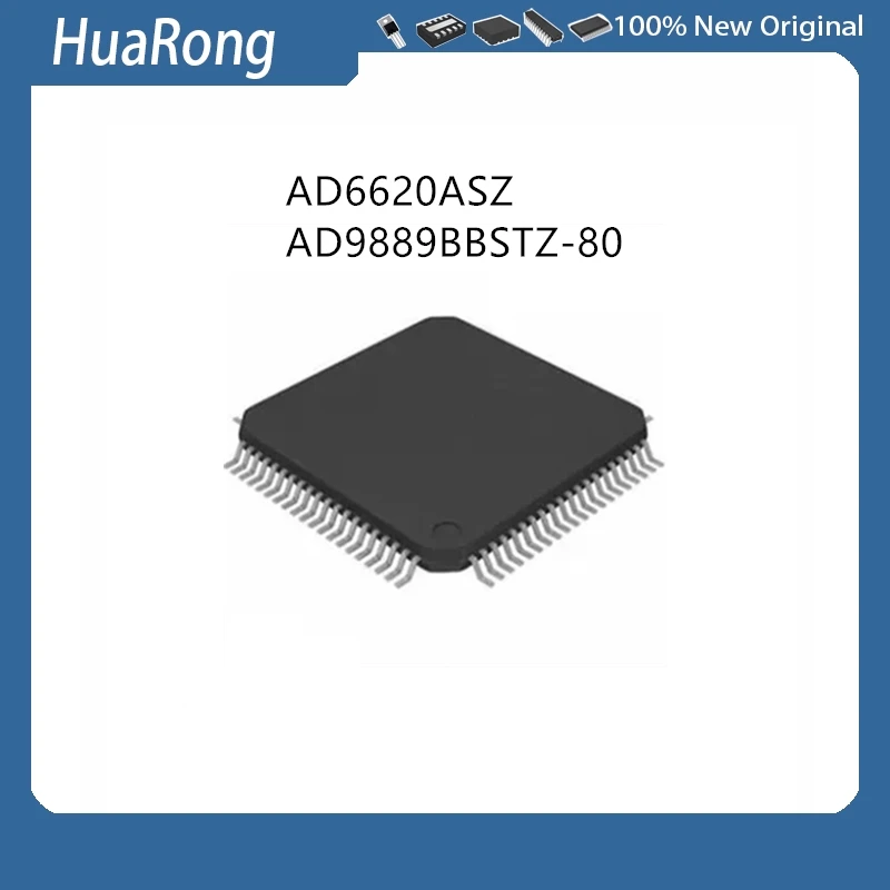 5Pcs/Lot  AD6620ASZ AD6620  AD9889BBSTZ-80 AD9889  LQFP80