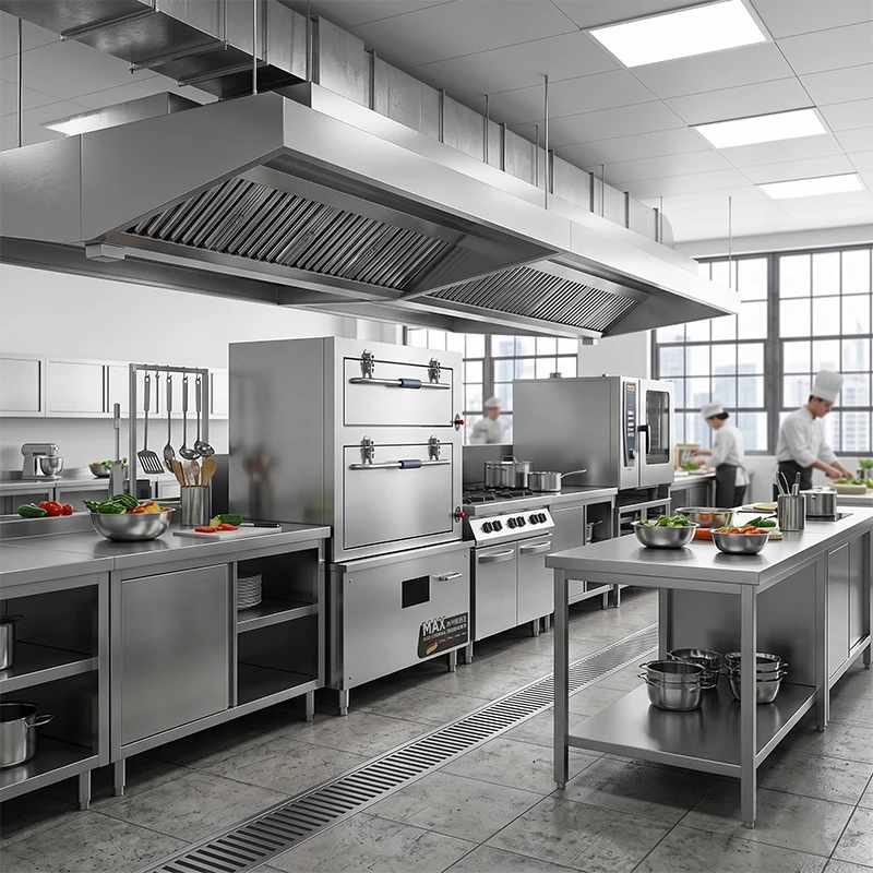 In-Smart 12-Tray Commercial Kitchen Equipment Large Electric Rice Steamer for Chinese Cooking Dim Sum Food Preparation
